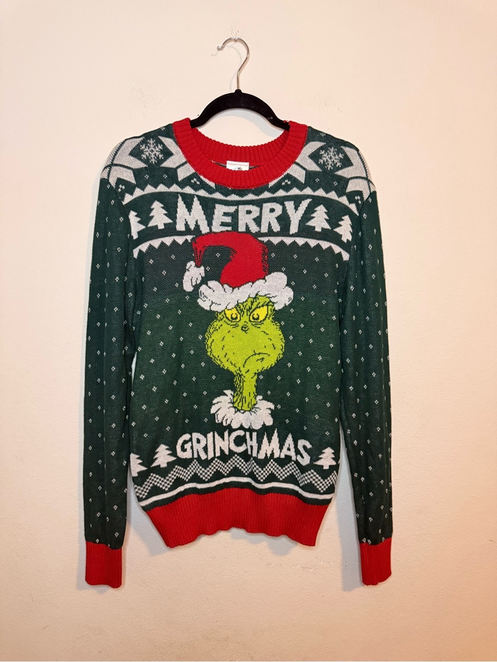 Green Grinch 'Merry Grinchmas' Holiday Sweater